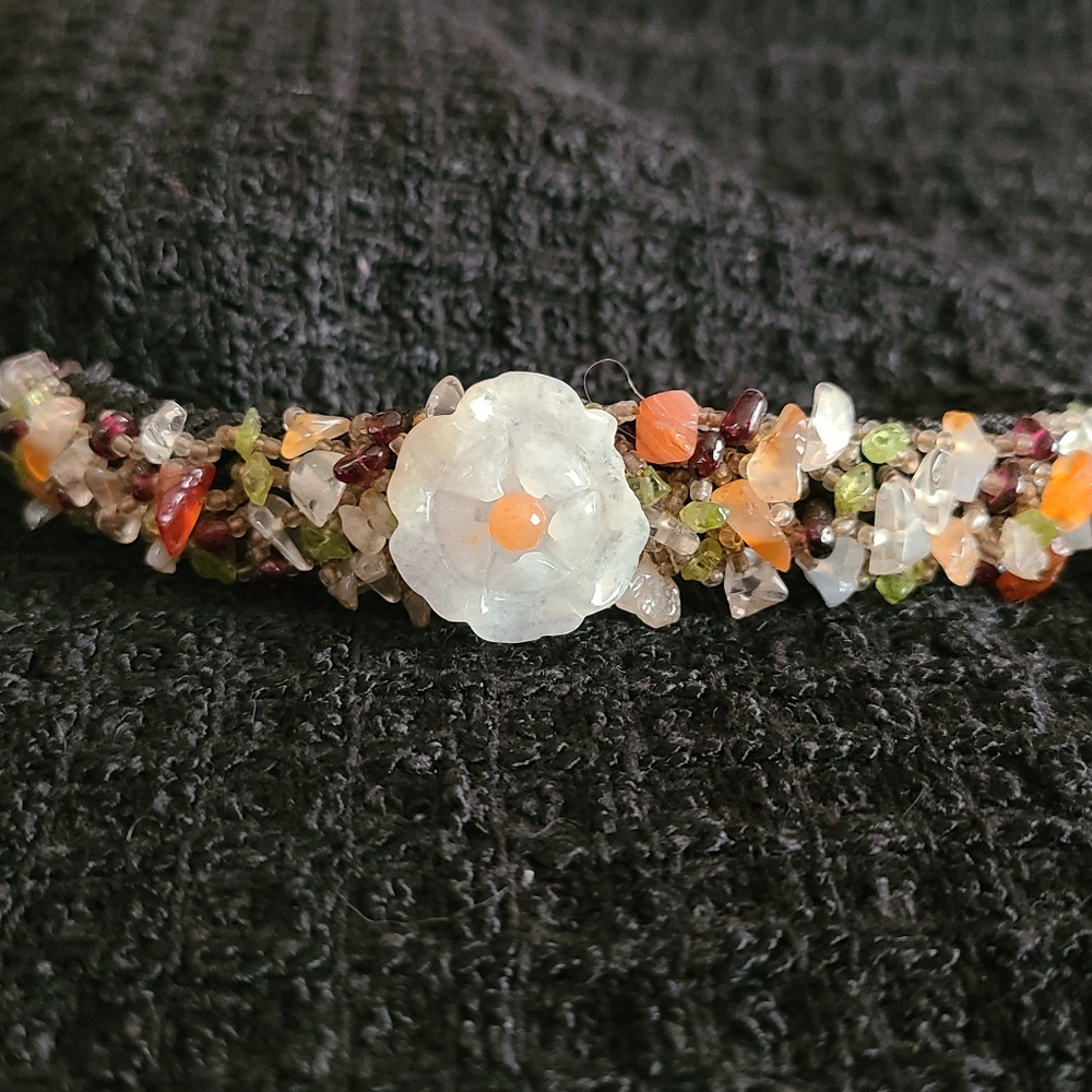 Hand-beaded bracelet